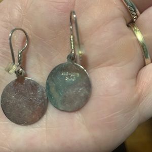 Sterling silver earrings stamped 950.